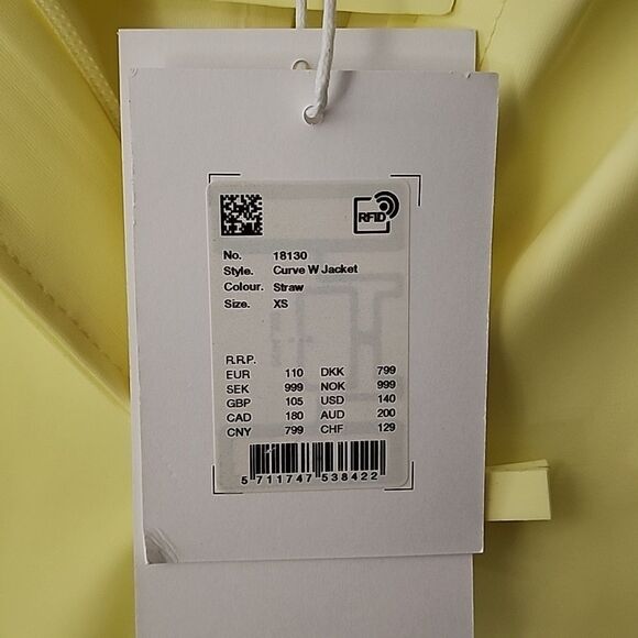 RAINS CURVE W JACKET XS NWT - Picture 8 of 8